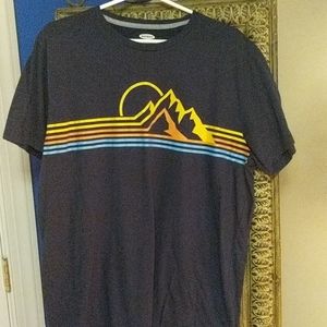 Graphic Tee, Navy, like new